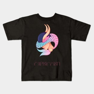 Capricorn Zodiac Kids T-Shirt